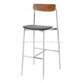 New design minimalist wooden sia bar stool